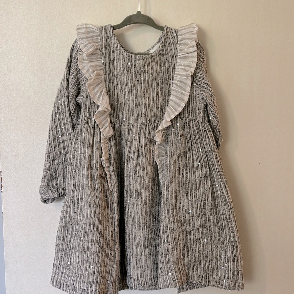 Beautiful Neutral Poppet & Fox Dress